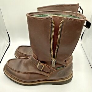 Georgia Boot Men's Side-Zip Moc-Toe Waterproof Work Wellington Boot US 11W